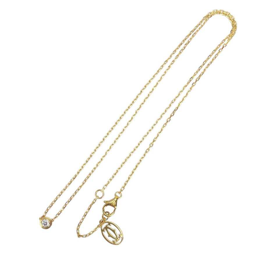 カルティエ ダムール ネックレス スモール SM ダイヤモンド K18YG カルティエ ダムール ネックレス スモール SM ダイヤモンド K18YG