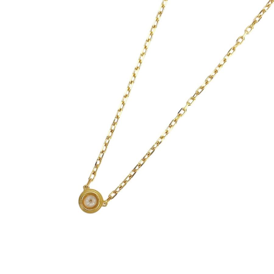 □新同□ カルティエ ダムール ネックレス SM アクセサリー 18K 1PD YG
