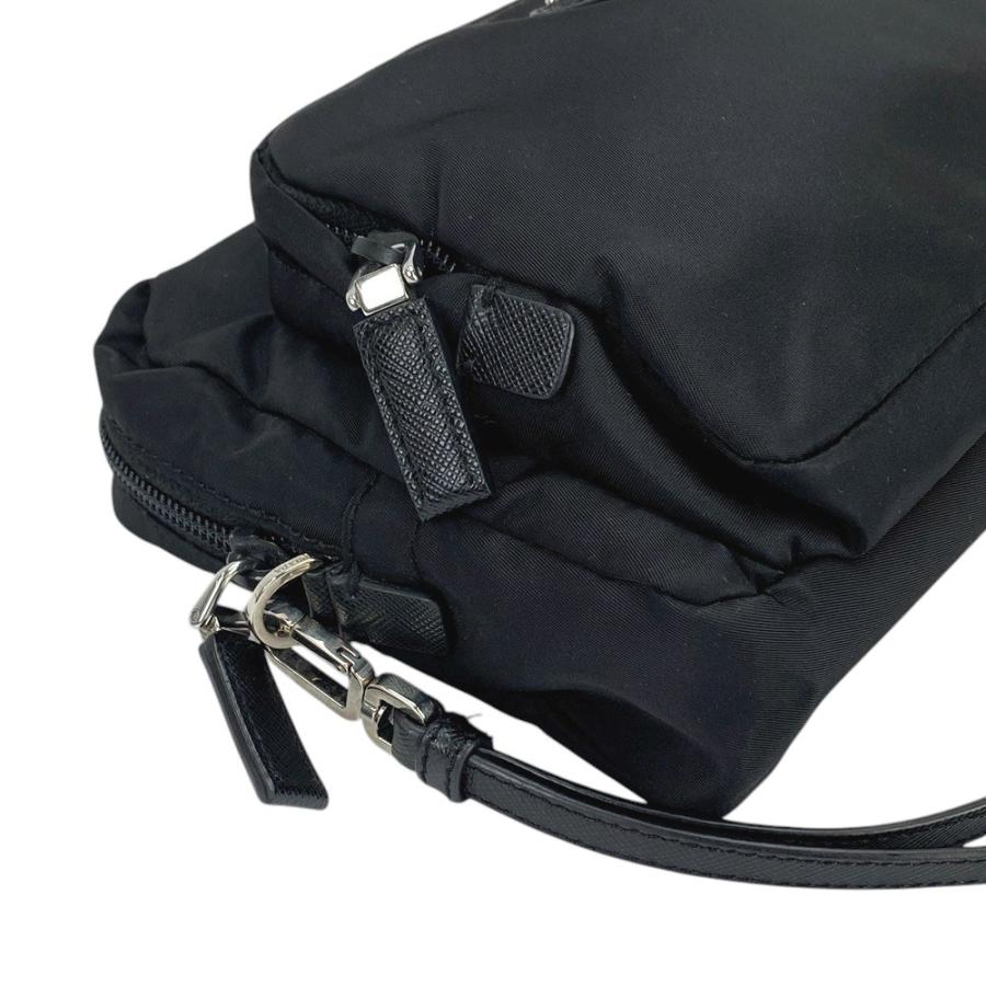 ■美品■　プラダ ポーチ メイク 化粧 小物入れ ナイロン SS ブラック 【404269】1 |  | 02