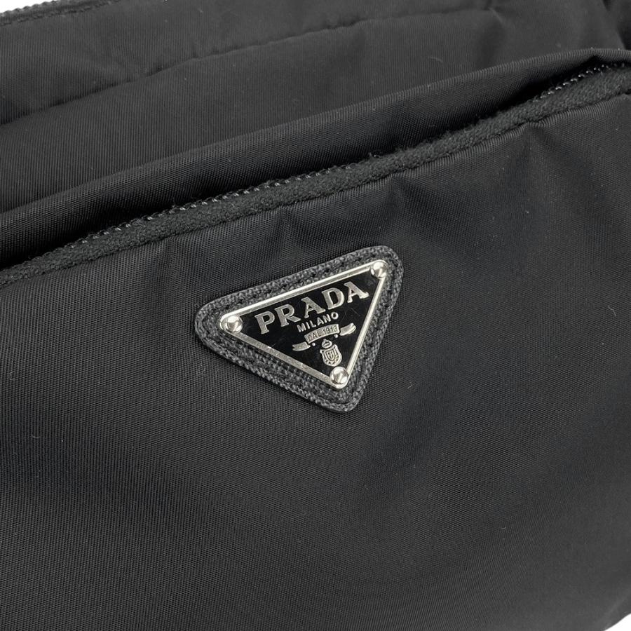 ■美品■　プラダ ポーチ メイク 化粧 小物入れ ナイロン SS ブラック 【404269】1 |  | 06