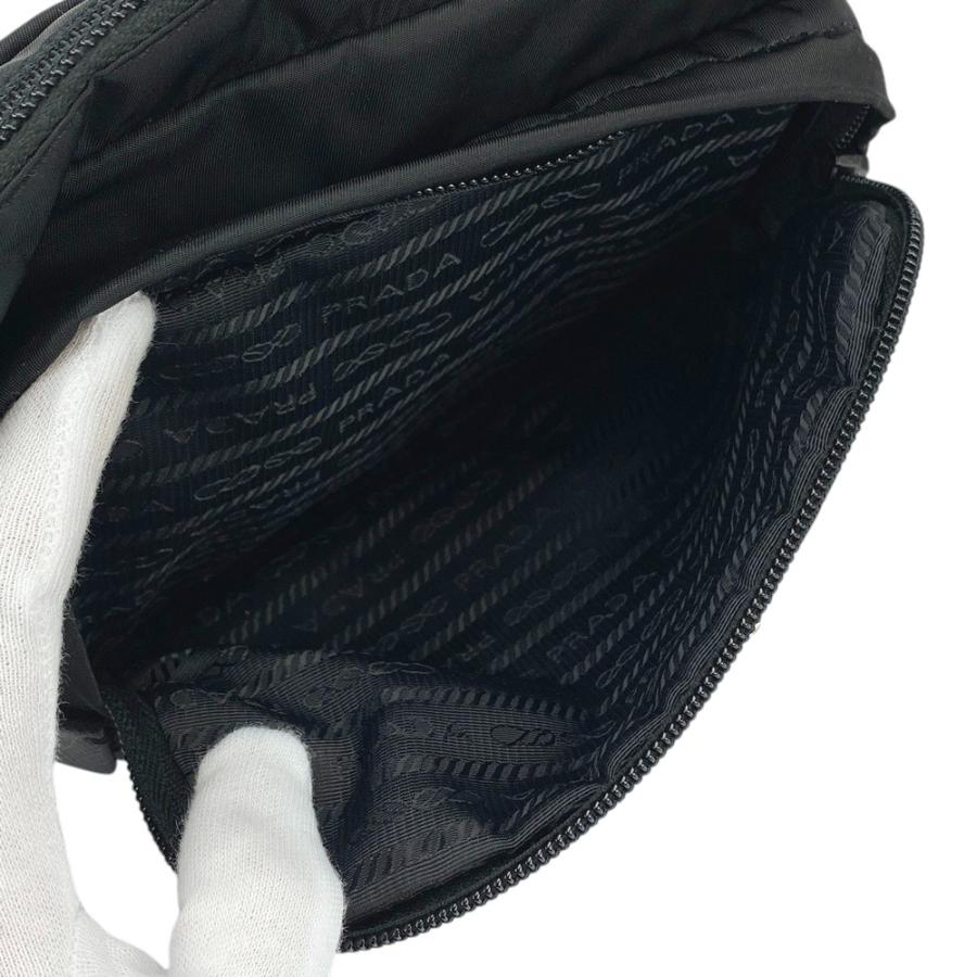 ■美品■　プラダ ポーチ メイク 化粧 小物入れ ナイロン SS ブラック 【404269】1 |  | 07