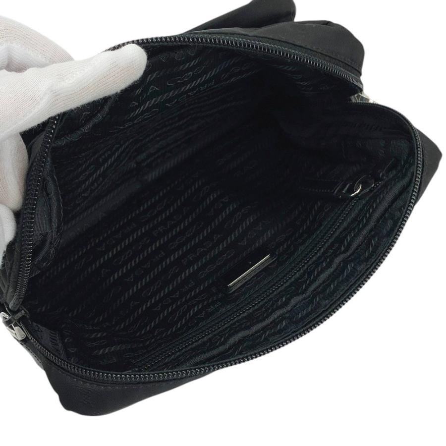 ■美品■　プラダ ポーチ メイク 化粧 小物入れ ナイロン SS ブラック 【404269】1 |  | 08