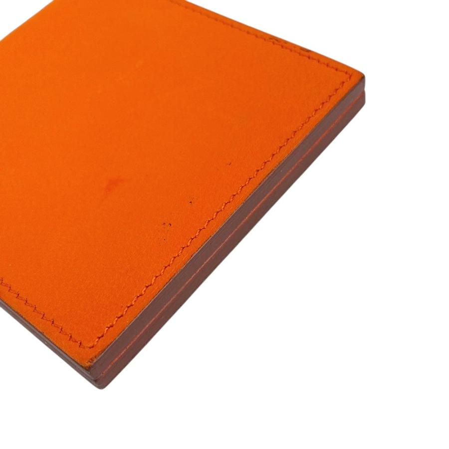 ■美品■　エルメス ミラー 手鏡 コンパクト 折りたたみ ヴォーガリバー オレンジ 【404429】1 |  | 03