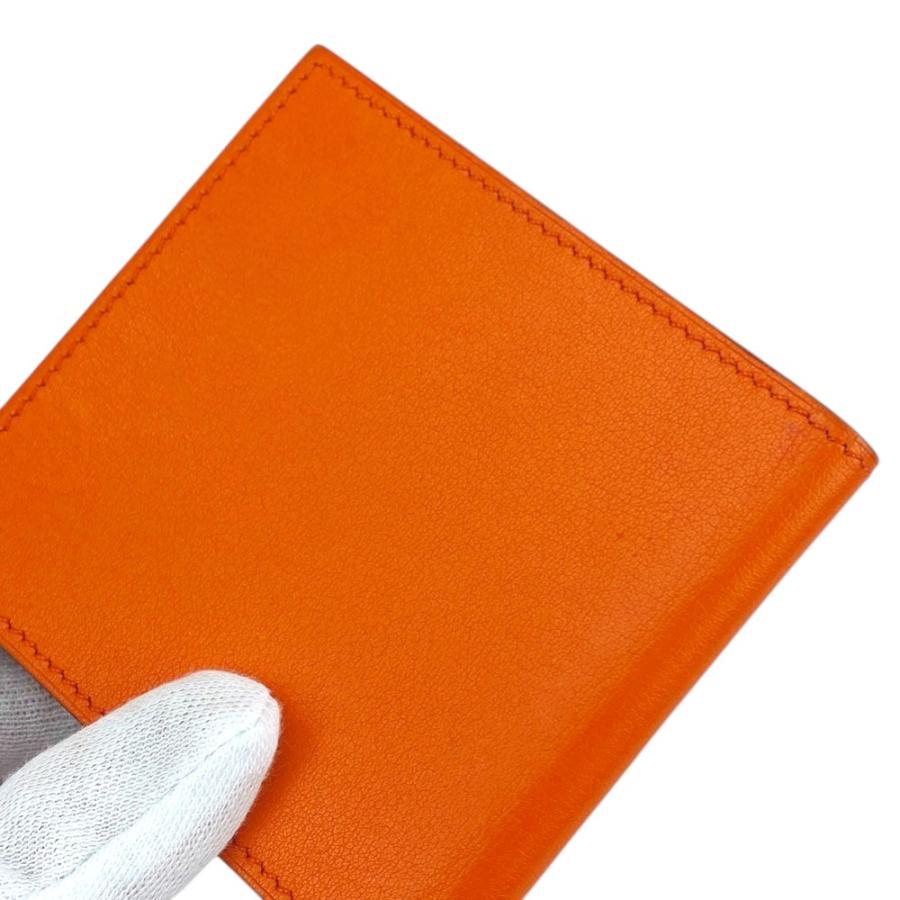 ■美品■　エルメス ミラー 手鏡 コンパクト 折りたたみ ヴォーガリバー オレンジ 【404429】1 |  | 08