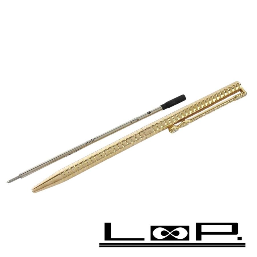 ■新同■　デュポン ボールペン 筆記用具 ゴールド ダイヤモンド K18 D0.82 25.3g 【405372】5 | 