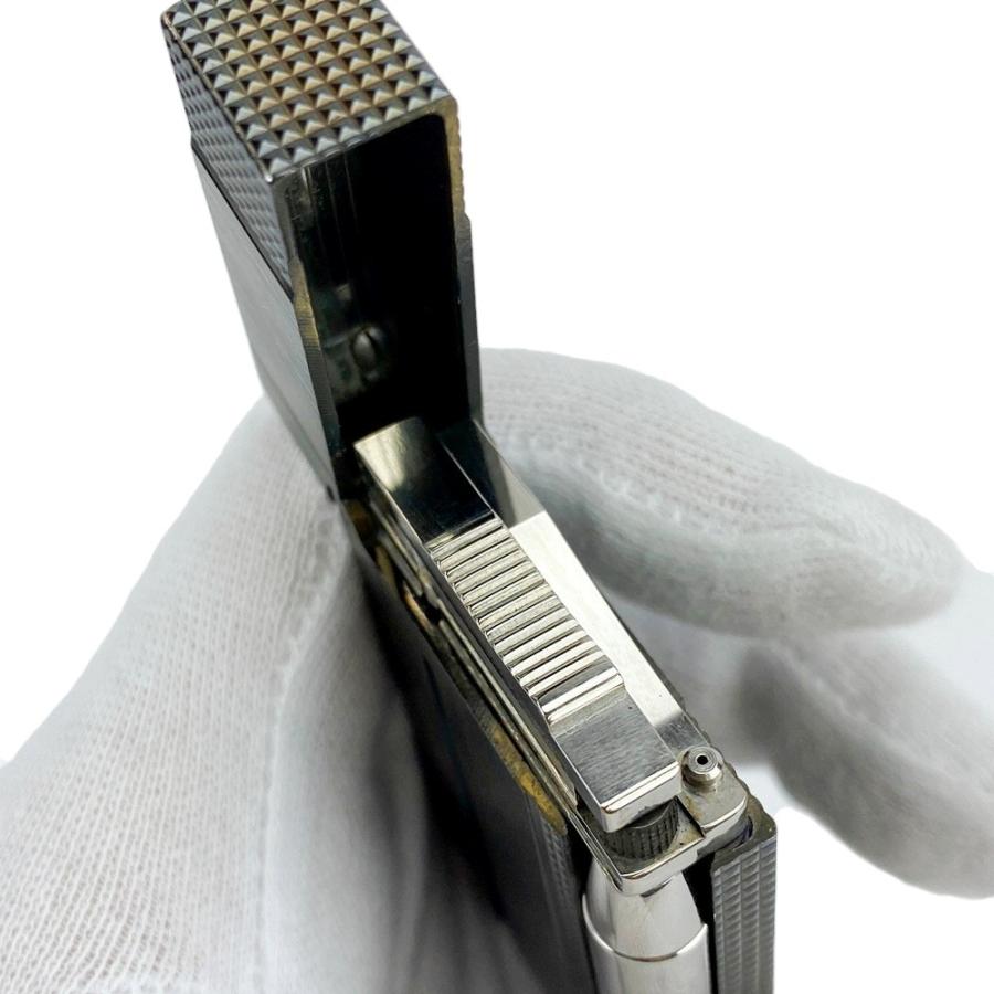 ■美品■　デュポン ジェームズボンド 007 ライター 煙草 タバコ シルバー ブラック SS 箱  【406249】5 |  | 07