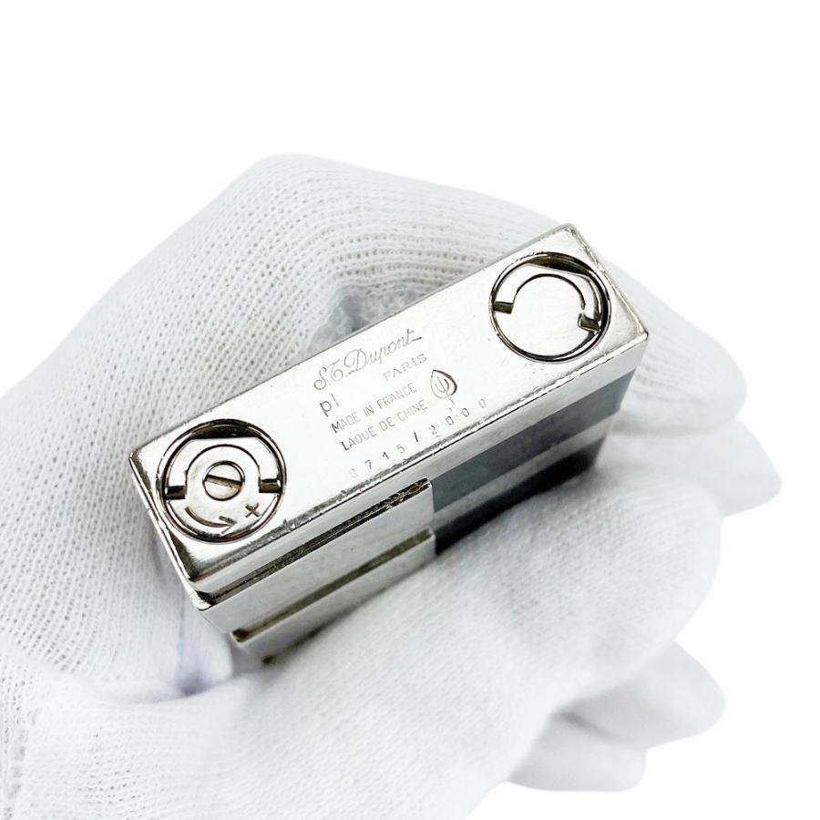 ■美品■　デュポン アート&テクニック ライター 煙草 タバコ シルバー ブラック レッド SS 箱  【406256】5 |  | 06