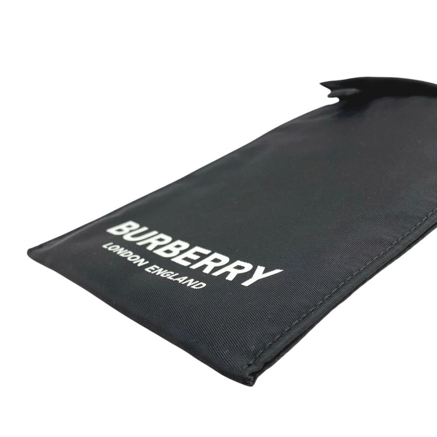 ■美品■　バーバリー マルチポーチ 小物入れ カラビナ付き ナイロン ブラック ホワイト シルバー 【407147】3 |  | 03