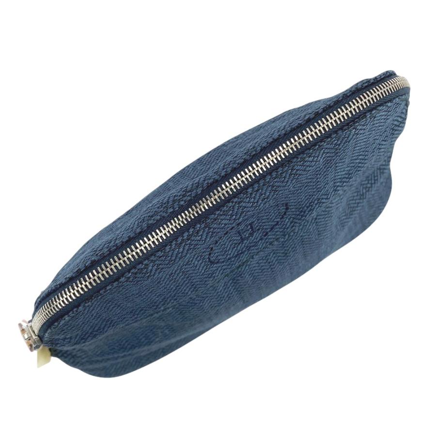 ■新同■　エルメス ボリードポーチ PM ポーチ コスメ 化粧ポーチ 小物入れ キャンバス インディゴ 【407154】3 |  | 05