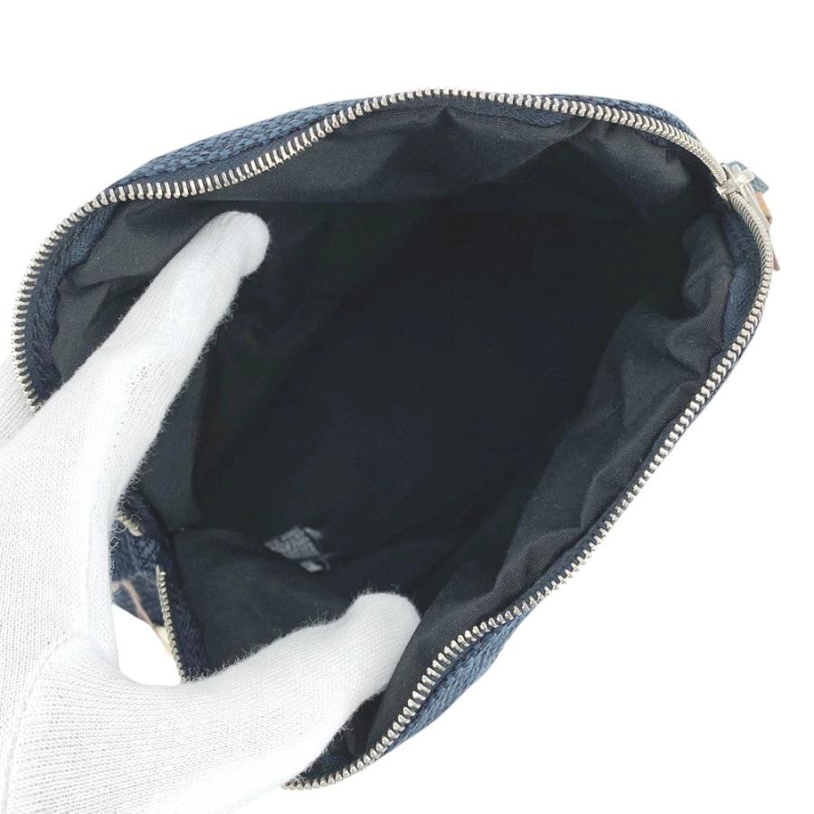 ■新同■　エルメス ボリードポーチ PM ポーチ コスメ 化粧ポーチ 小物入れ キャンバス インディゴ 【407154】3 |  | 08