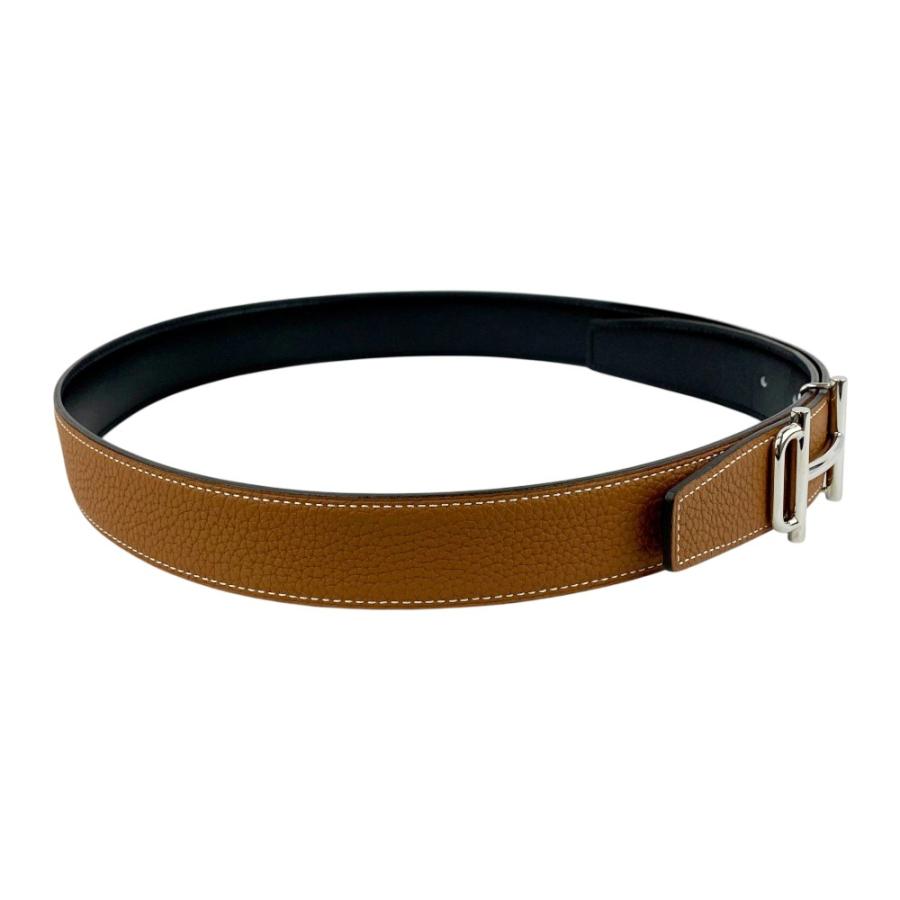 エルメス ■新同■ Hダンクル ベルト ファッション レザー SS ブラック ゴールド #85 D刻 箱 【407479】8 |  | 03