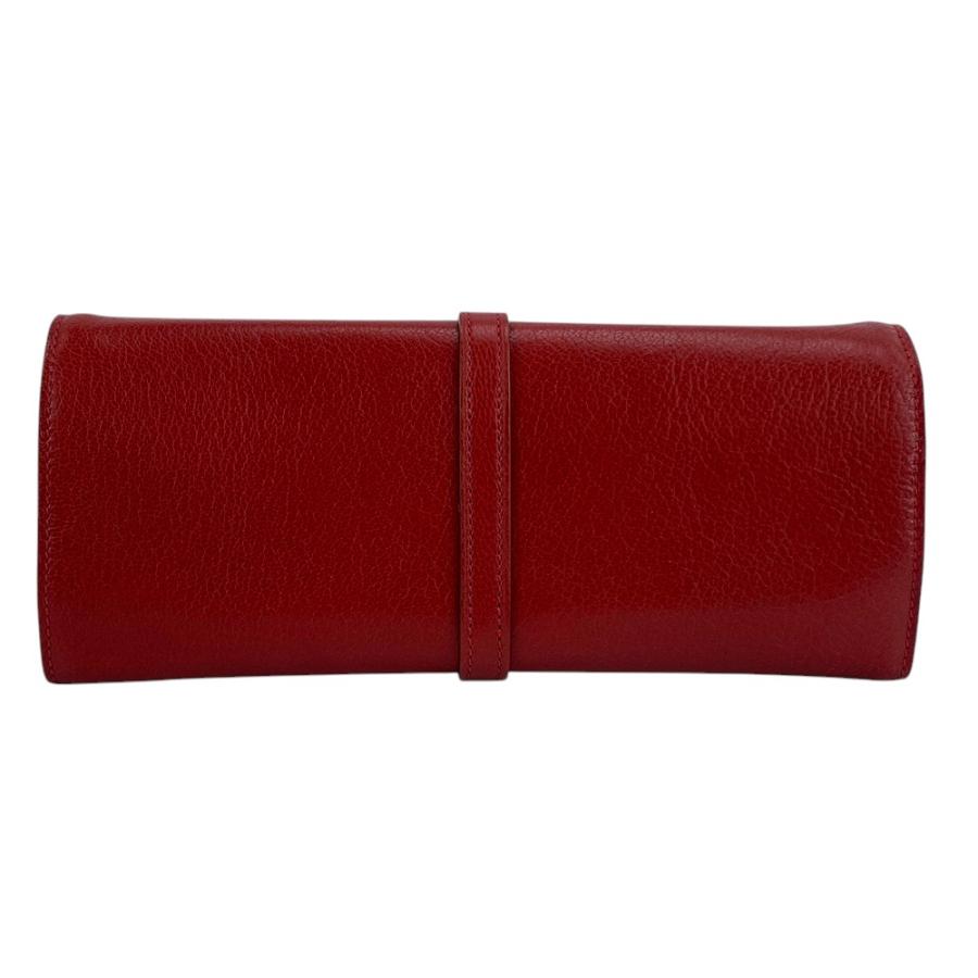 ■美品■　カルティエ ジュエリー アクセサリー ホルダー ケース トラベル 旅行 レザー レッド 箱 【408038】3 |  | 01