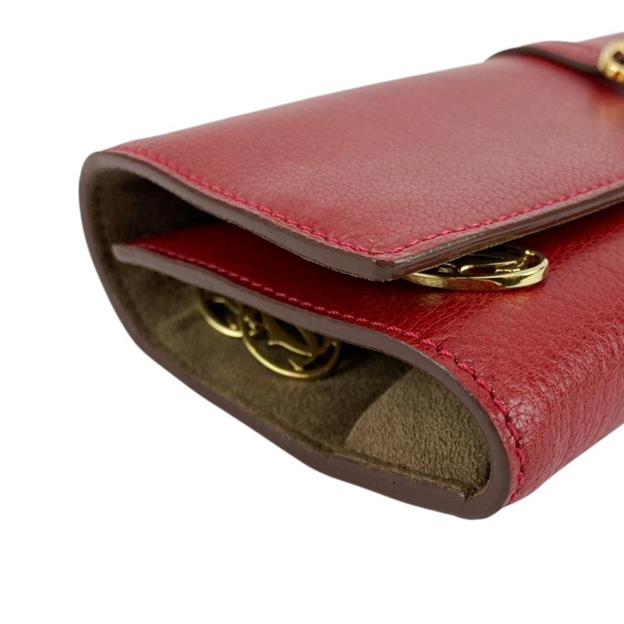 ■美品■　カルティエ ジュエリー アクセサリー ホルダー ケース トラベル 旅行 レザー レッド 箱 【408038】3 |  | 02