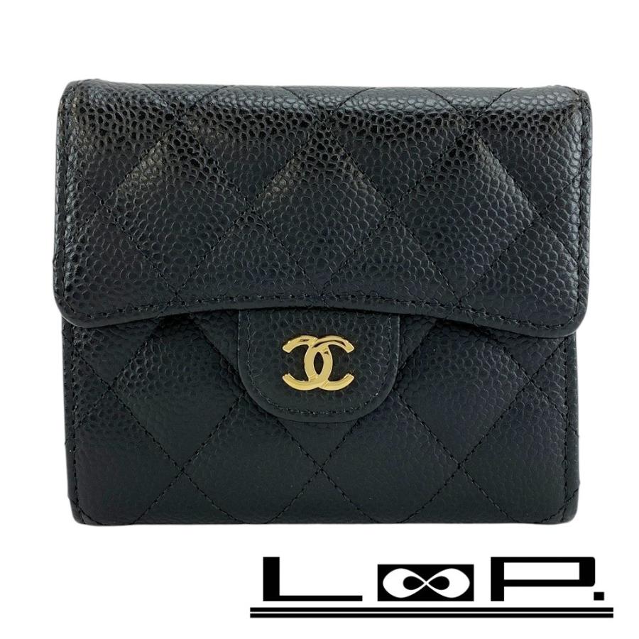 □未使用□ シャネル クラシック スモール ウォレット コンパクト 二