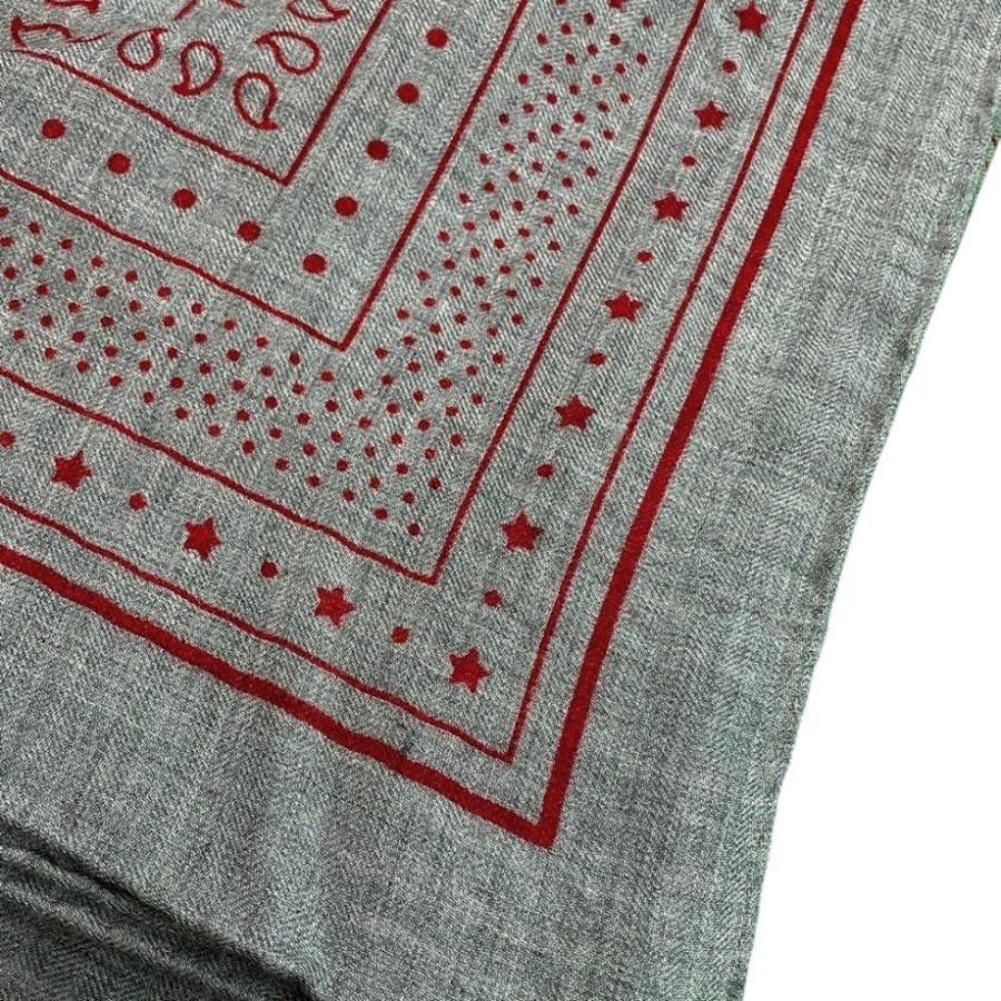 □新同□ エルメス カレジェアン 140 スプリングス スカーフ ストール