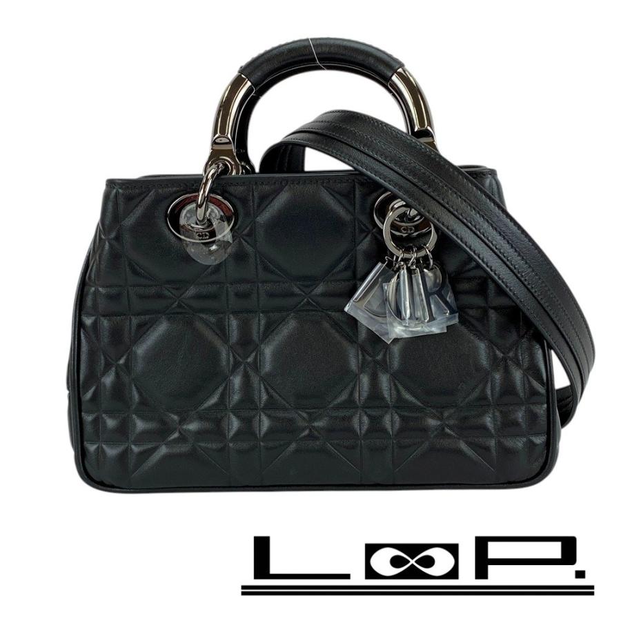 □未使用□ ディオール レディ 95.22 スモール カナージュ ハンド