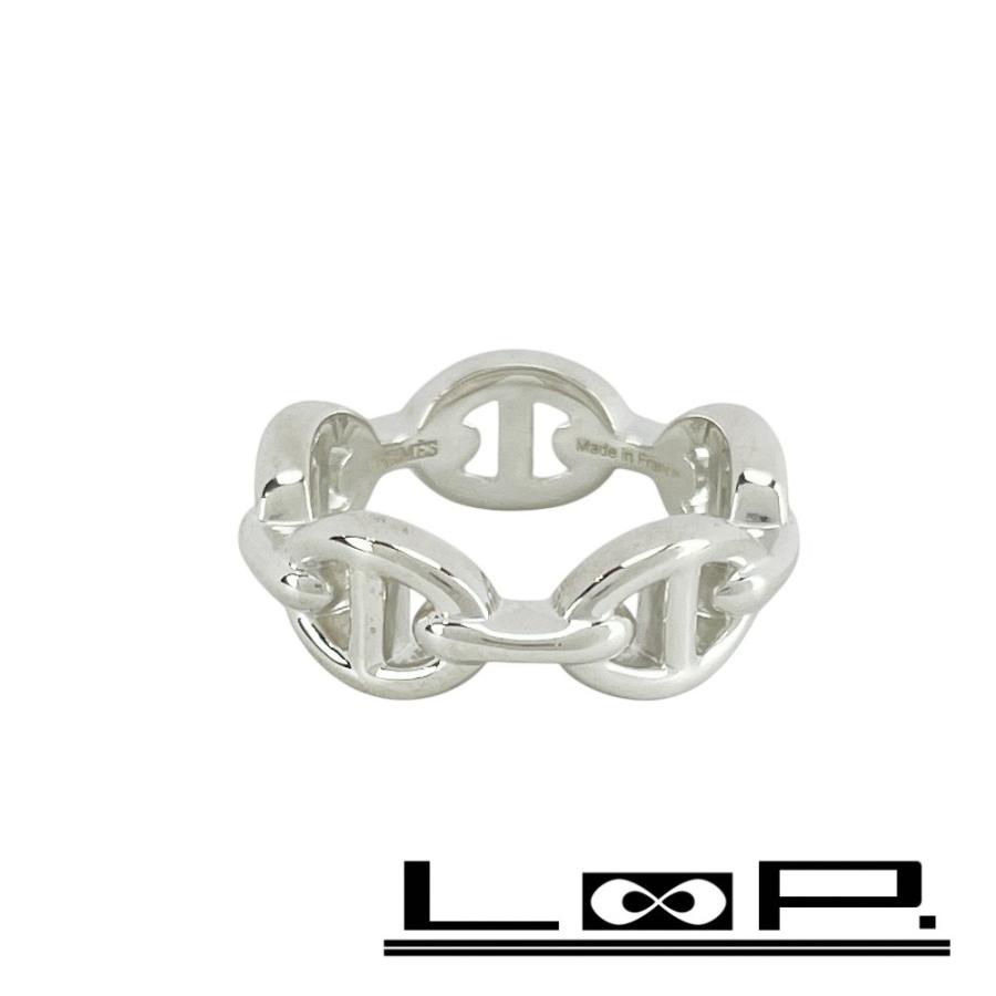 ■新同■磨き済■　エルメス シェーヌダンクル アンシェネ リング 指輪 シルバー アクセサリー SV925 #51 【411274】8 | 