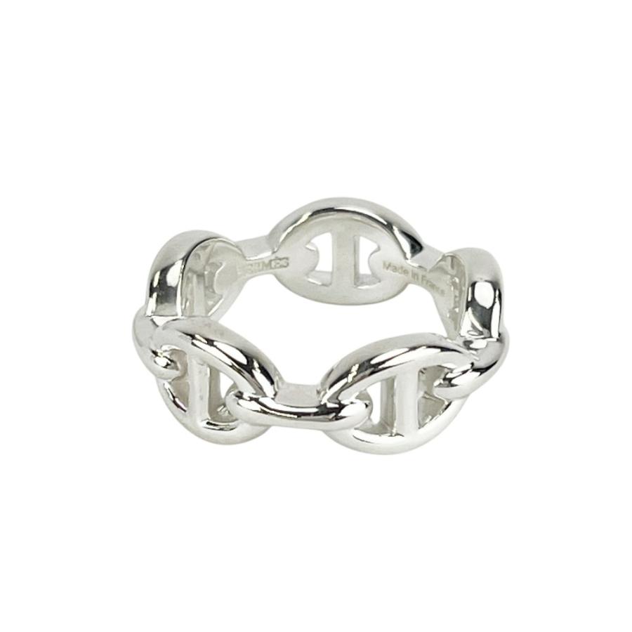 ■新同■磨き済■　エルメス シェーヌダンクル アンシェネ リング 指輪 シルバー アクセサリー SV925 #51 【411274】8 |  | 05