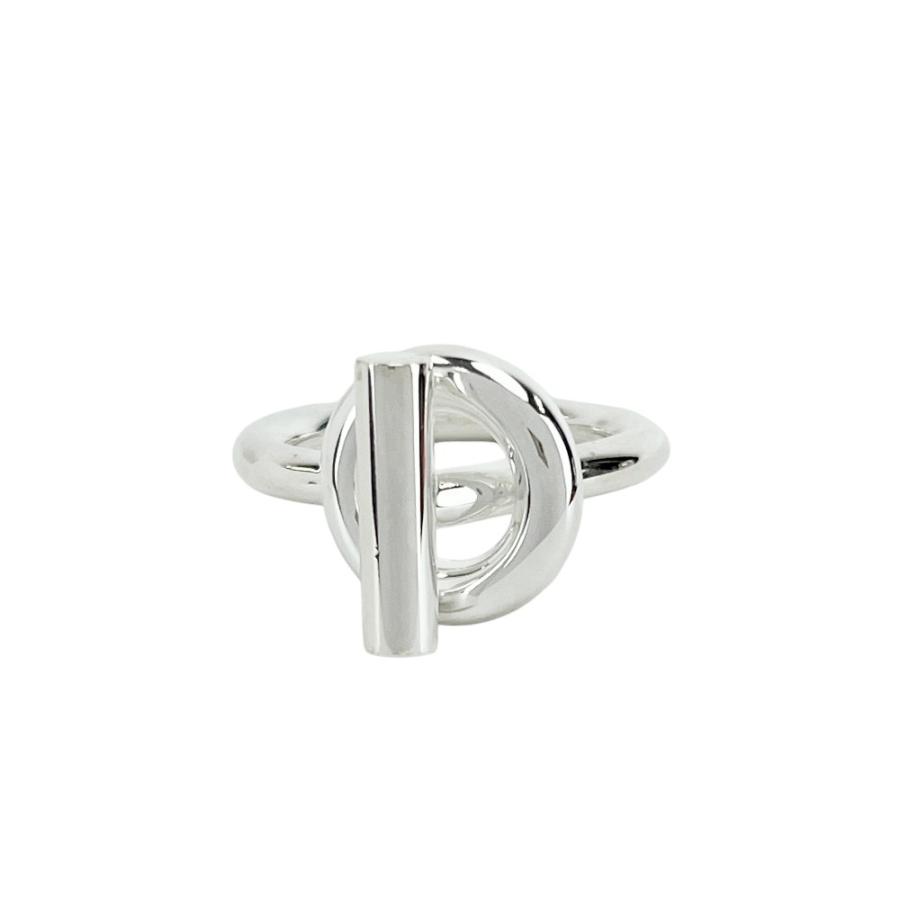 ■新同■磨き済■　エルメス エシャぺ リング 指輪 アクセサリー シルバー SV925 #59 箱 【413520】8 |  | 01