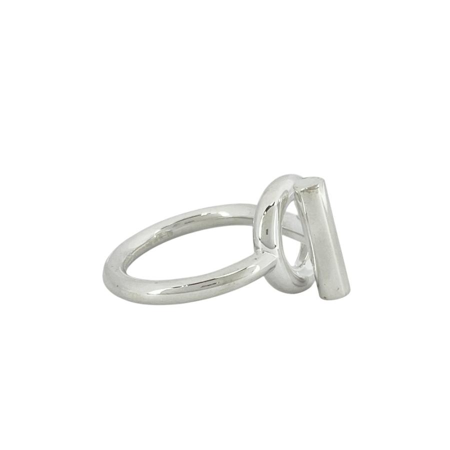 ■新同■磨き済■　エルメス エシャぺ リング 指輪 アクセサリー シルバー SV925 #59 箱 【413520】8 |  | 02