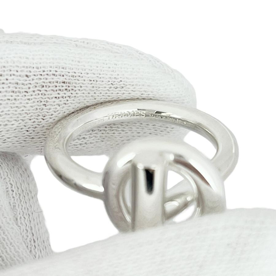 ■新同■磨き済■　エルメス エシャぺ リング 指輪 アクセサリー シルバー SV925 #59 箱 【413520】8 |  | 06