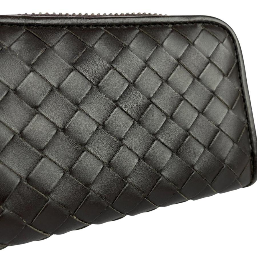 ■美品■　ボッテガヴェネタ イントレチャート コインケース 小銭入れ レザー ダークブラウン 114075【414916】8 |  | 07