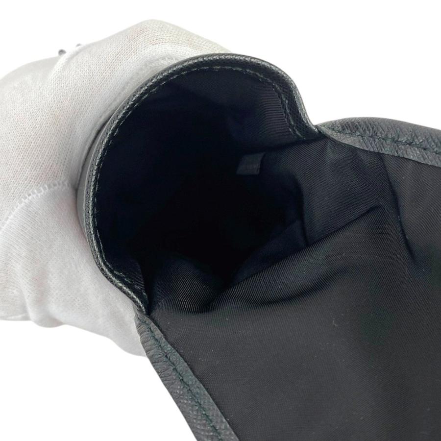 ■新同■　プラダ スマホケース ポーチ バッグチャーム フック付き ナイロン ブラック 2TT064  【415180】7 |  | 07