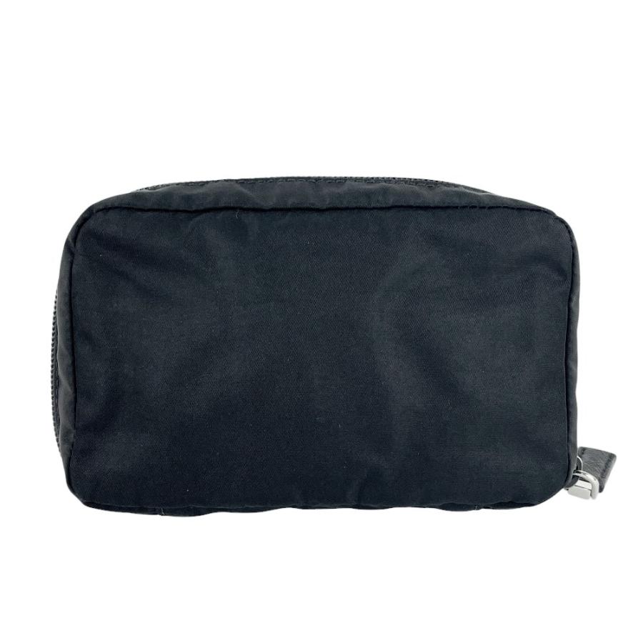 ■美品■　プラダ ポーチ メイク 化粧 小物入れ メッシュ ナイロン ブラック 【415210】1 |  | 01