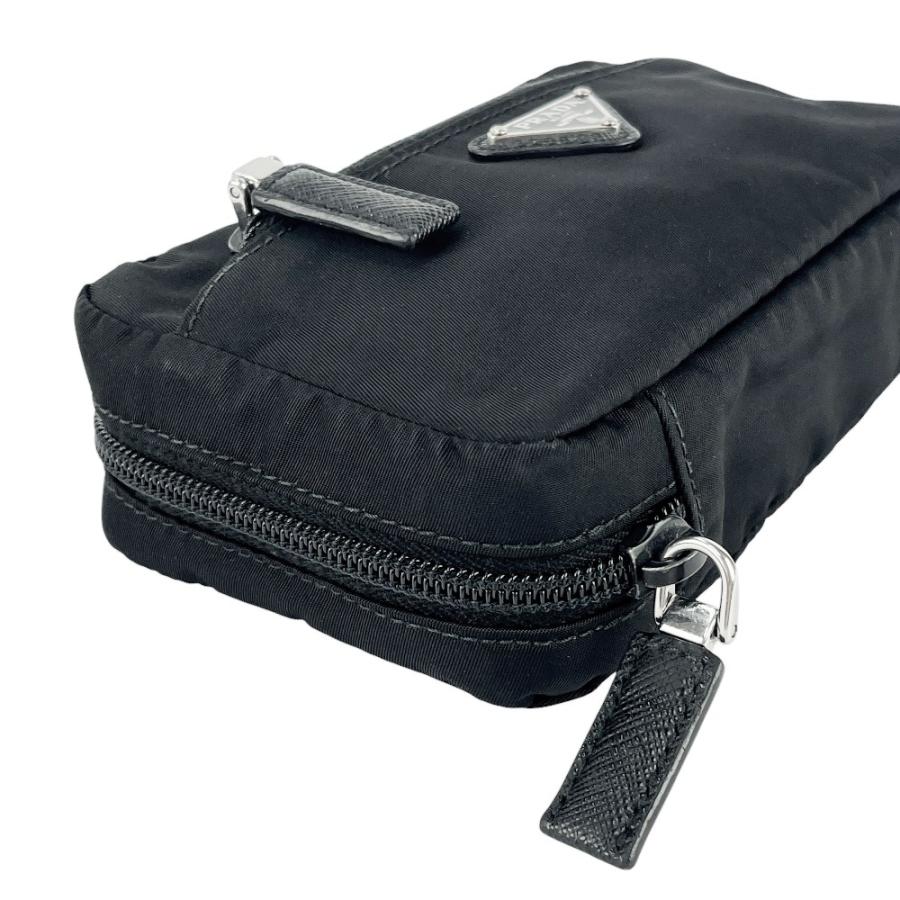 □美品□ プラダ ポーチ メイク 化粧 小物入れ メッシュ ナイロン  