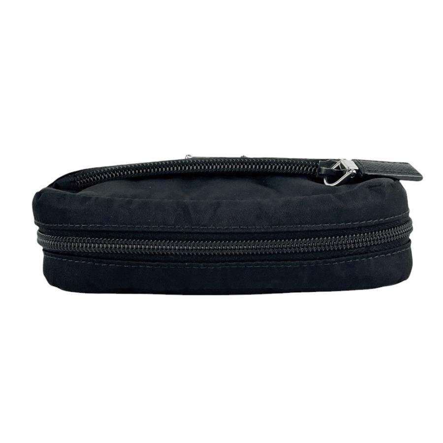 □美品□ プラダ ポーチ メイク 化粧 小物入れ メッシュ ナイロン  