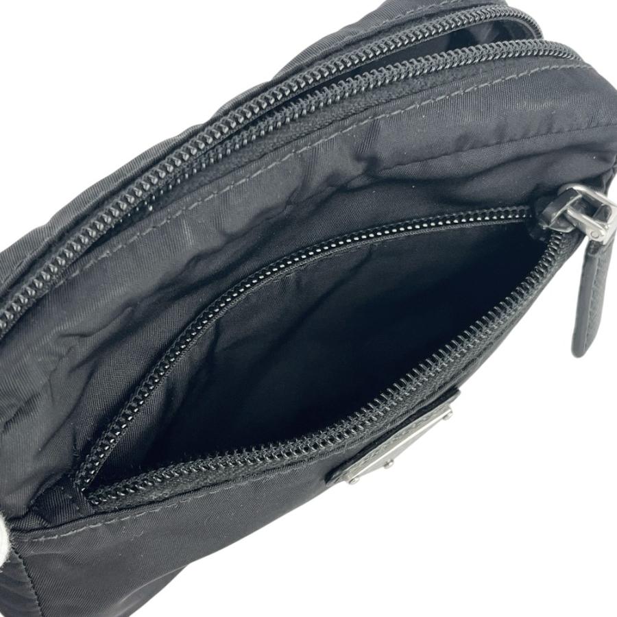 ■美品■　プラダ ポーチ メイク 化粧 小物入れ メッシュ ナイロン ブラック 【415210】1 |  | 07