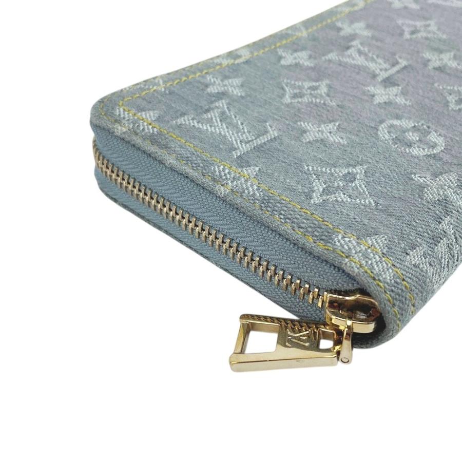□美品□IC□ ルイヴィトン デニム ジッピー ウォレット 長財布
