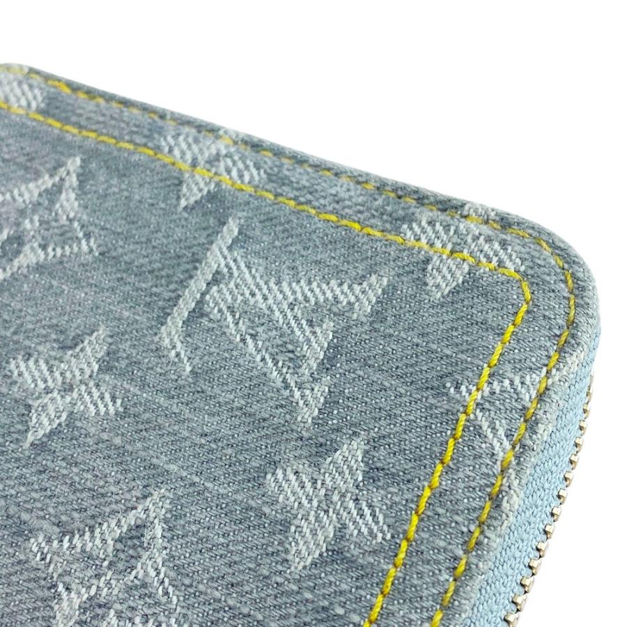 □美品□IC□ ルイヴィトン デニム ジッピー ウォレット 長財布