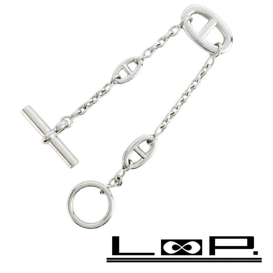 □美品□ エルメス ファランドール ブレスレット シェーヌダンクル