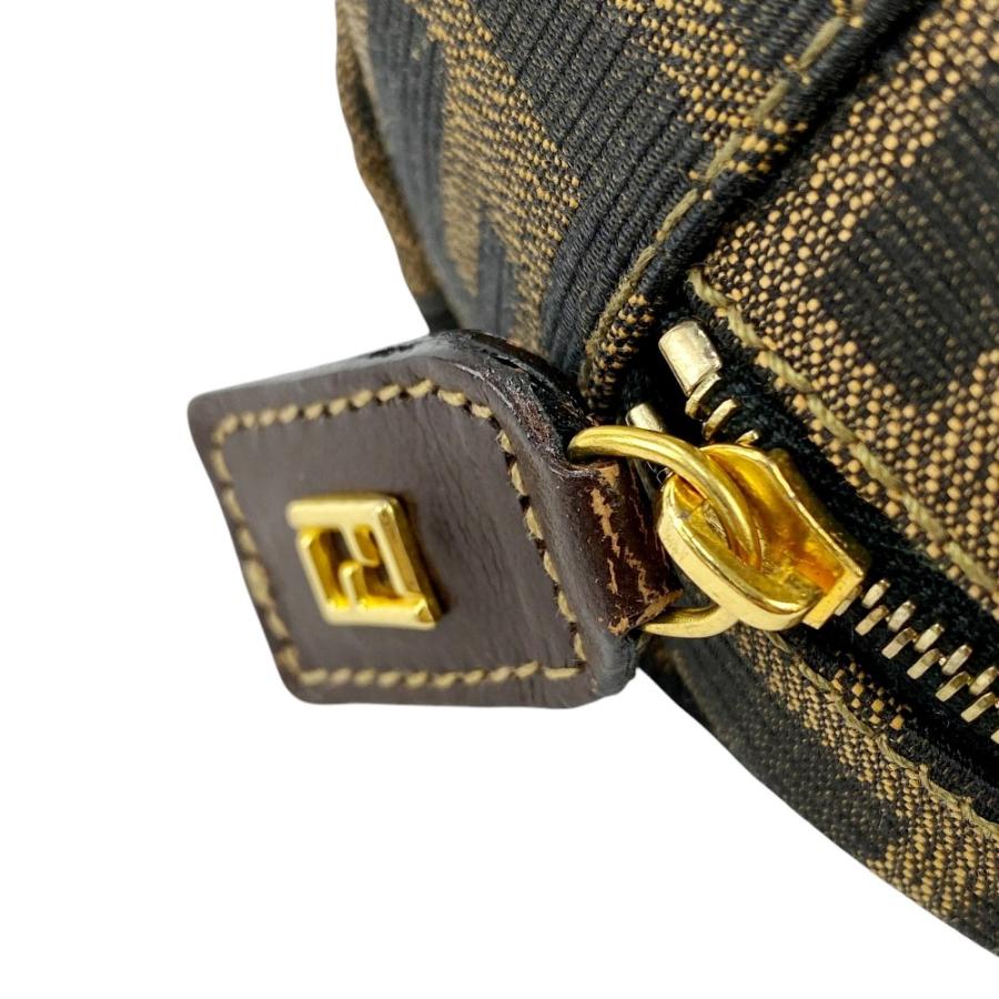 ■美品■　フェンディ ズッカ ポーチ 化粧ポーチ キャンパス ブラウン 12725【417160】8 |  | 07