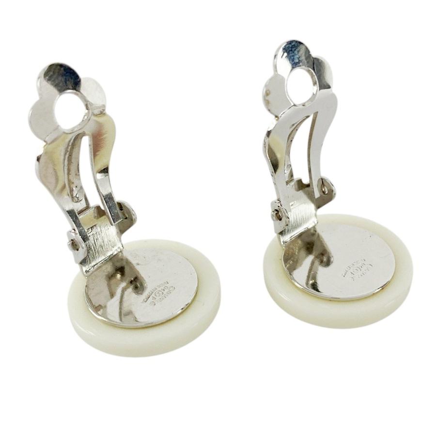 ■新同■　シャネル ココ クローバー イヤリング アクセサリー ホワイト レッド 04P 【419164】3 |  | 02