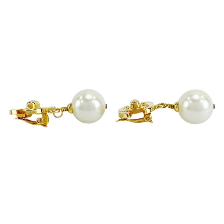 ■美品■　シャネル ココ ターンロック イヤリング アクセサリー フェイクパール GP ゴールド 96P 【419188】3 |  | 05