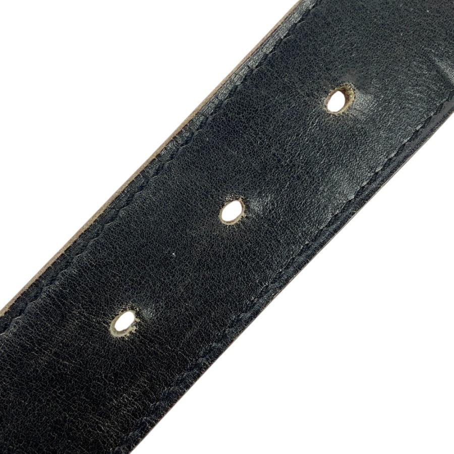 ■中古■　エルメス トゥアレグ ベルト ビジネス レザー SS シルバー ブラック オレンジ □H刻 #70 【419591】5 |  | 06