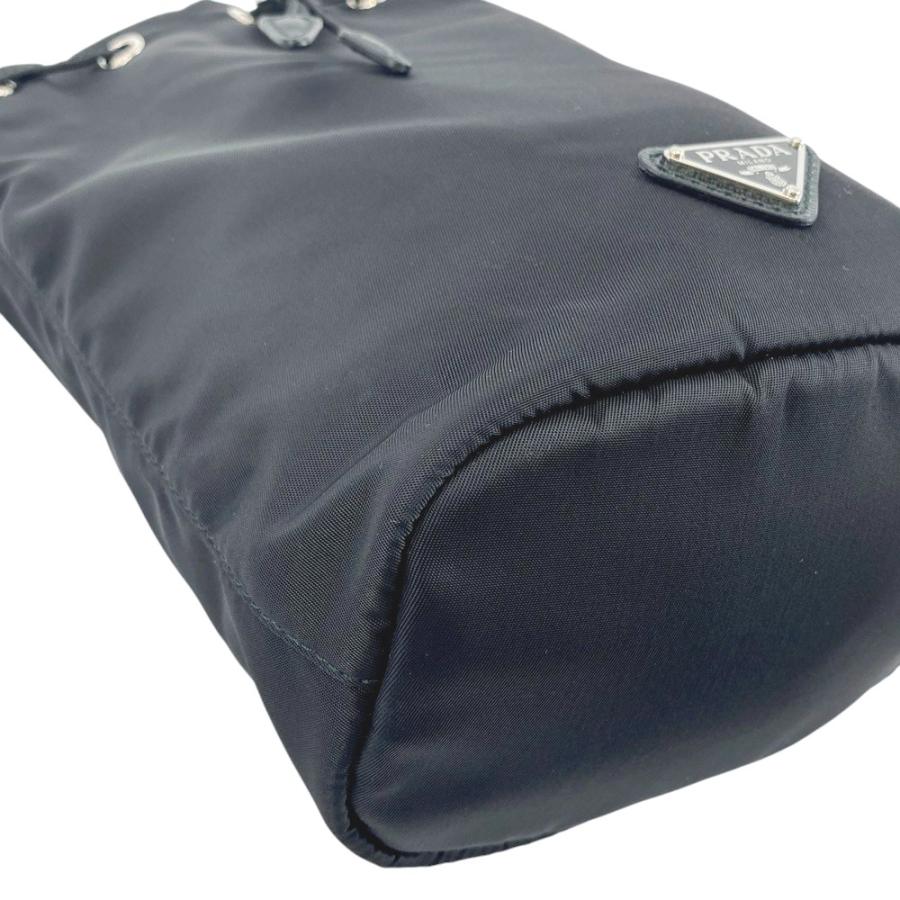 ■新同■　プラダ Re-Nylon 巾着 ポーチ テスート ナイロン ブラック 1NS369【421068】8 |  | 02