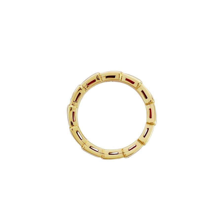 ■新同■　ブルガリ セルペンティ ヴァイパー リング 指輪 アクセサリー ピンクゴールド レッド PD K18 PG750 6.5g #54 箱 【422230】5 |  | 05