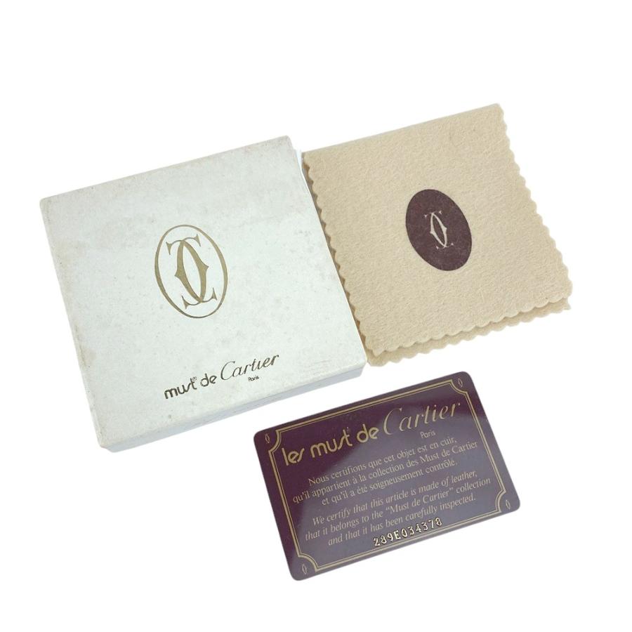 ■中古■　カルティエ マスト コインケース 財布 小銭入れ レザー ボルドー 箱 【422232】5 |  | 09