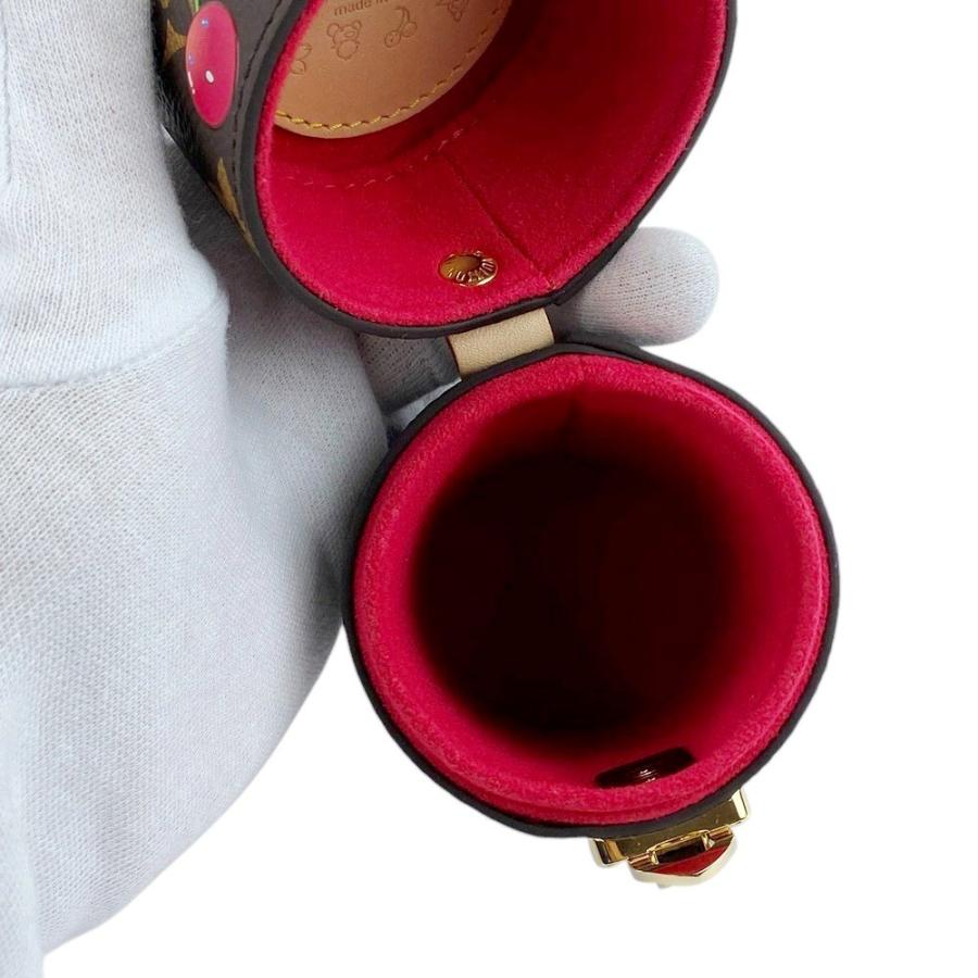 ■新品■IC■　ルイヴィトン 村上隆 コラボ トラベルケース ポーチ チェリー 100ml モノグラム ブラウン ゴールド LS0806 箱 【423369】5 |  | 06