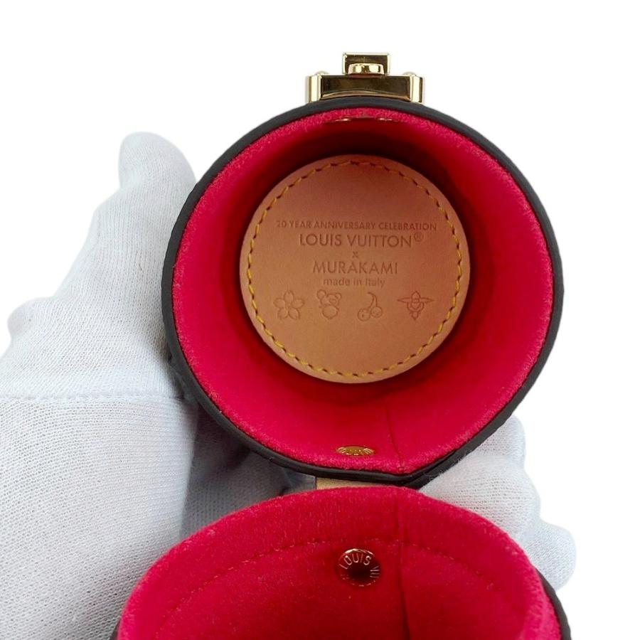 ■新品■IC■　ルイヴィトン 村上隆 コラボ トラベルケース ポーチ チェリー 100ml モノグラム ブラウン ゴールド LS0806 箱 【423369】5 |  | 07