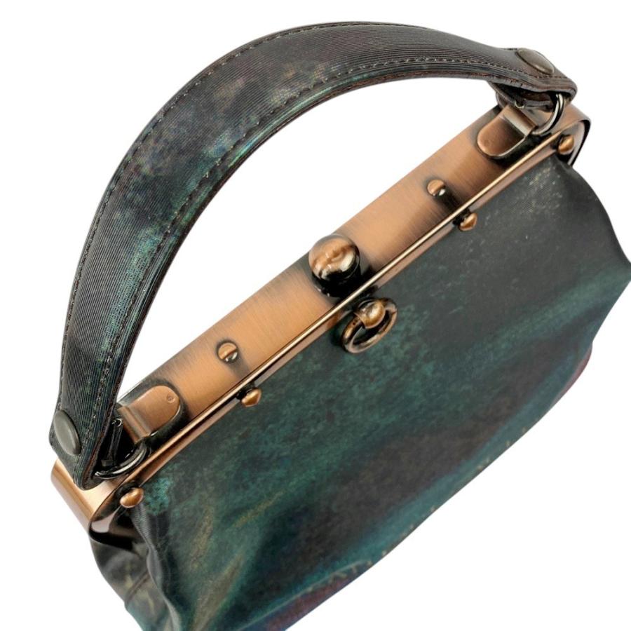 □美品□ ジャンポールゴルチエ Vサイバー 2WAY がま口 ハンド