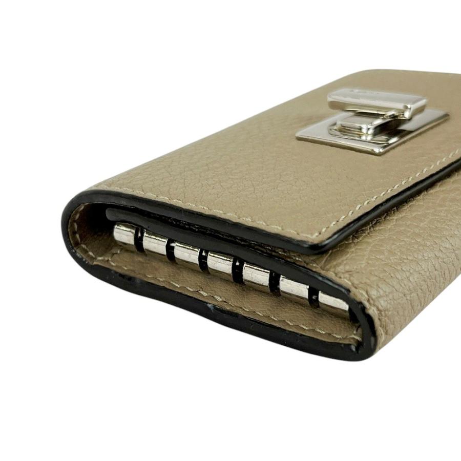 ■中古■　フェンディ ６連 キーケース 鍵 小物 レザー グレー 【424380】5 |  | 02