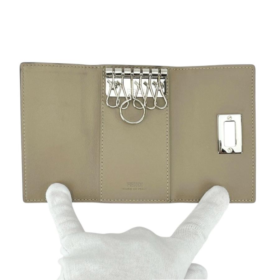 ■中古■　フェンディ ６連 キーケース 鍵 小物 レザー グレー 【424380】5 |  | 06