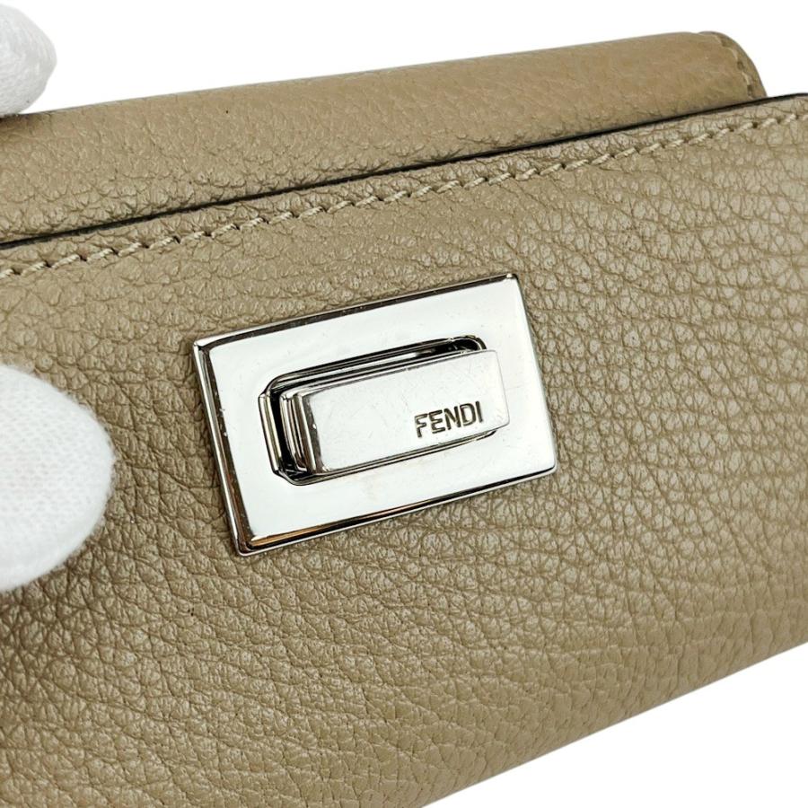 ■中古■　フェンディ ６連 キーケース 鍵 小物 レザー グレー 【424380】5 |  | 08