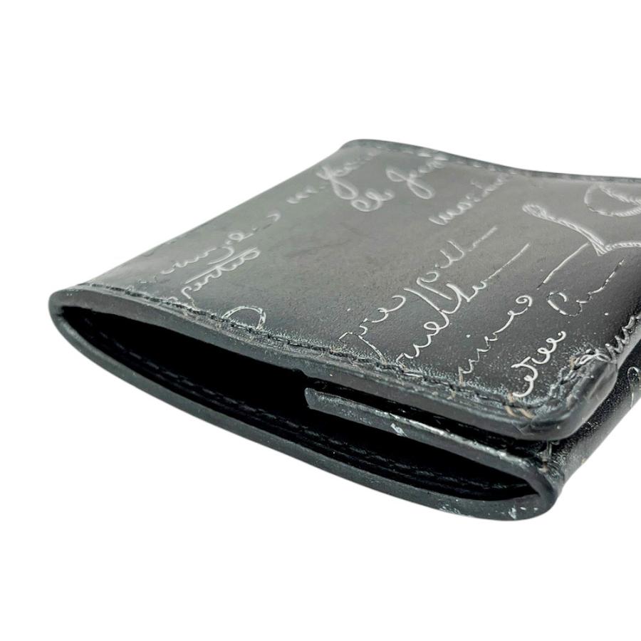 ■中古■　ベルルッティ カリグラフィ コインケース 小銭入れ 財布 ウォレット レザー ブラック 【426032】5 |  | 02