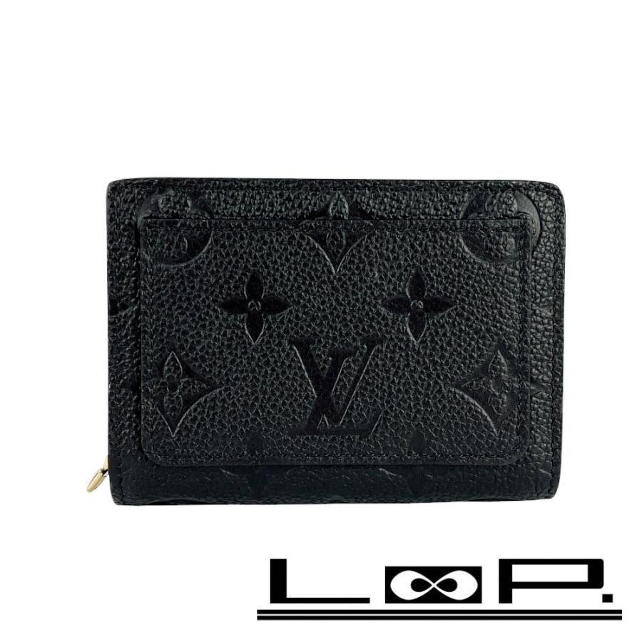 □新同□ ルイヴィトン ポルトフォイユクレア 二つ折り財布 モノグラム  