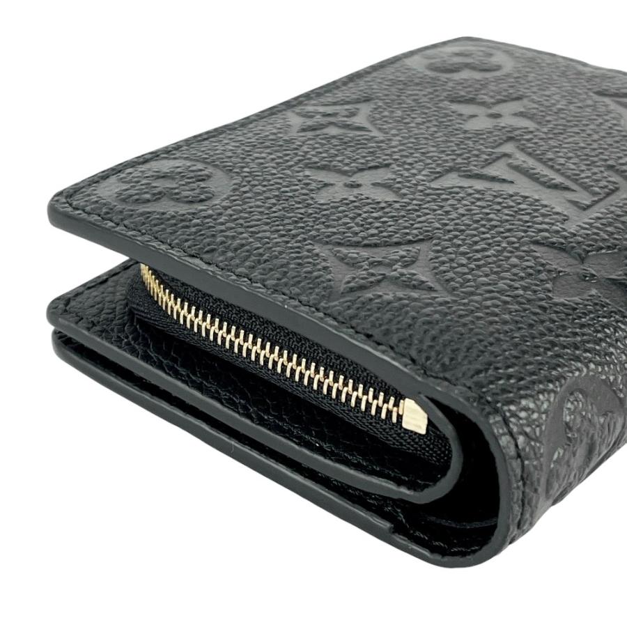 □新同□ ルイヴィトン ポルトフォイユクレア 二つ折り財布 モノグラム  